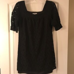 🌸Black Lace Lined Dress